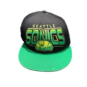 New Era Vintage Seattle Sonic Hardwood Classics NBA Hat